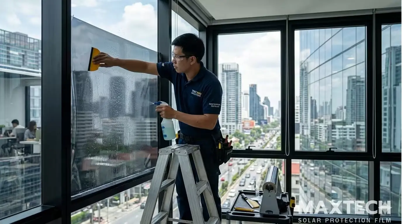 ฟิล์มกรองแสงราคาส่ง MAXTECH Black Carbon Series